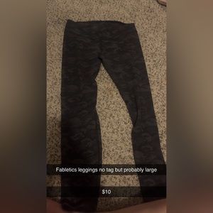 Fabletics leggings size large